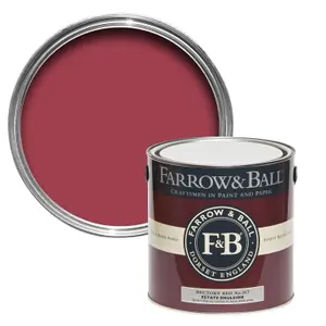 Farrow & Ball Estate Rectory red No.217 Matt Emulsion paint, 2.5L