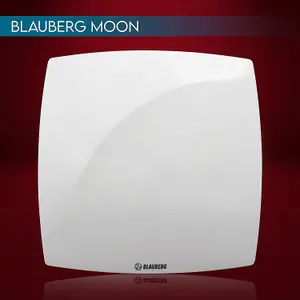 Blauberg Moon Zone 1 Bathroom Extractor Fan 100mm - White - Timer & Pull Cord