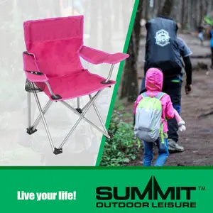 Pink Junior Folding Chair - Camping