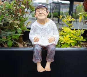 Sitting Grandfather Garden Ornament