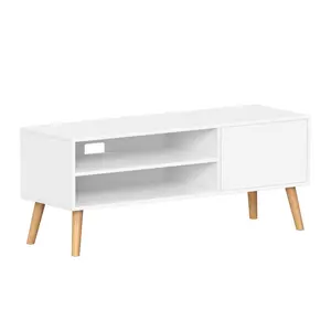 Southville TV Stand for TVs up to 55" White/Natural