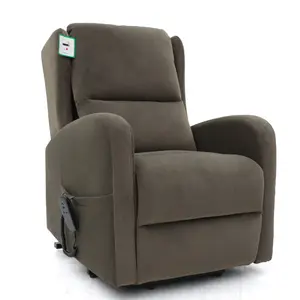 Hastings Rise and Recline Armchair Electric Dual Motor Brown