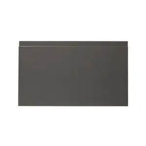 GoodHome Garcinia Integrated handle Gloss anthracite Contemporary 2 drawer front, bridging door & bi fold door 600mm