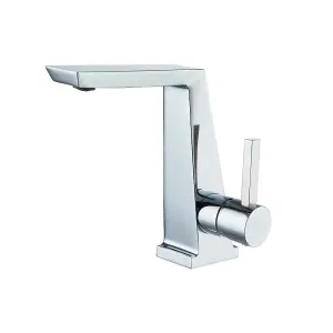 Etna Polished Chrome Deck-mounted Basin Mono Mixer Tap