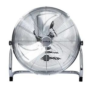 Oypla Electrical 18" Chrome 3 Speed Free Standing Gym Fan