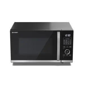 Sharp YC-QG254AU-B 25L 900W Microwave Oven with 1000W Grill Function - Black