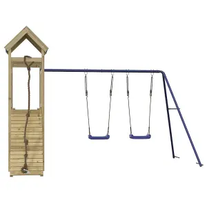 Berkfield Outdoor Playset Impregnated Wood Pine