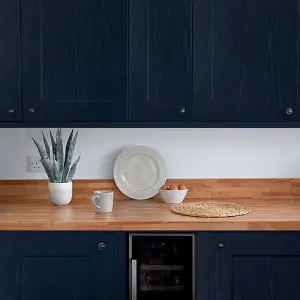 d-c-fix Woodgrain Midnight Navy Self Adhesive Vinyl Wrap Film for Kitchen Doors and Worktops 2m(L) 67.5cm(W) pack of 3 rolls