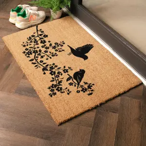 Birds On A Tree Doormat (90 x 60cm)