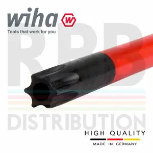 Wiha Torx Screwdriver T30H SlimFix Fit SoftFinish VDE Electrician Security 41146