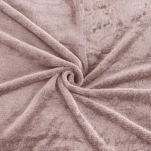 Sherpa Fleece Throw Blanket Pink / 200cm W x 240cm L