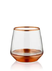 Rozi Glam Collection Tumblers, Set of 6 - Copper