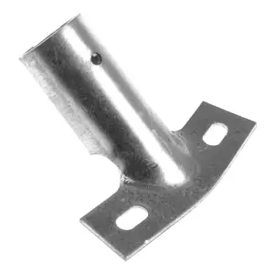 Heavy Duty Broom Bracket, Galvanized Metal, Fits 22 - 23 mm Pole Handles, 75 mm x 20 mm Mounting Plate, Durable & Rust-Resistant