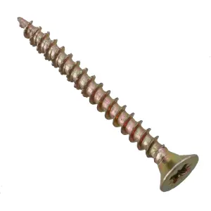 Countersunk Wood Screws 4.0 x 40mm Serrated Edge Prevent Splitting PZ2 400pc