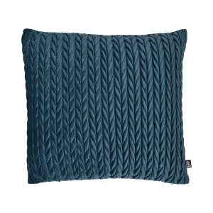 Amory Luxe Teal Velvet Filled Cushion