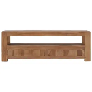 Berkfield TV Cabinet 120x30x40 cm Solid Teak Wood