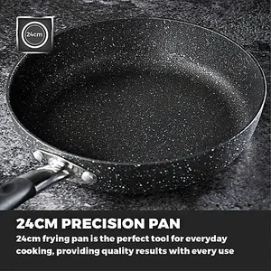 Tower Precision 24cm Frying Pan Black