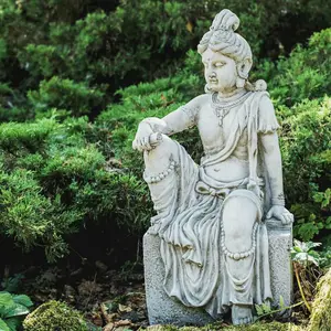 Meditating Indian Buddha Garden Ornament