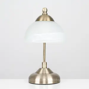 Kala Metal Arched Lamp Antique Brass