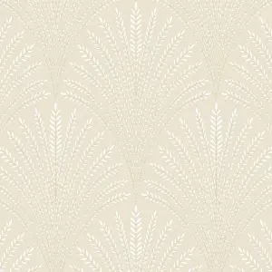 Hoopla Walls Natural Leaf Fan Smooth Matt Wallpaper