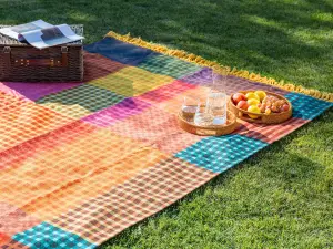 Picnic Blanket BUILI 150 x 200 cm Multicolour