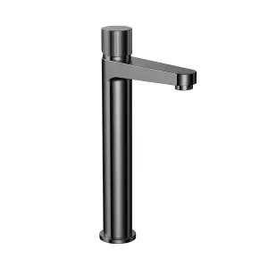 UK Home Living Avalon Koko Tall Basin Tap Gunmetal