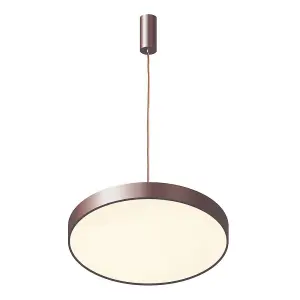 Luminosa Modern LED Hanging Pendant Coffee, Warm White 3000K 1800lm