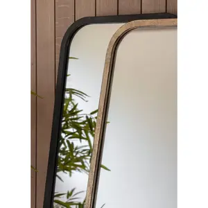 Ava Framed 121cm Full Length Mirror  Black