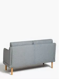 John Lewis ANYDAY Sweep Small 2 Seater Sofa, Light Leg