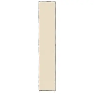 Berkfield Shoe Cabinet Cream 60x30x166 cm Fabric