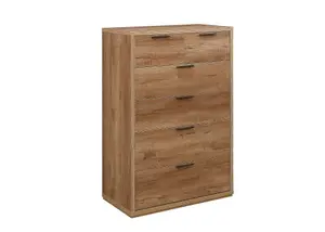 Birlea Stockwell 4 + 2 Chest Rustic Oak