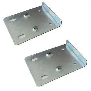 Charles Watson Hinge Repair Plates Cabinet Fixing Kit Kitchen Door Bracket Mount and Screws Pair