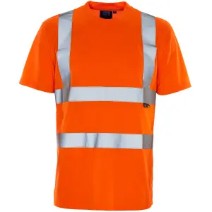 Hi-Vis T Shirt Orange/Orange bird eye - EN471 - 4Xlarge