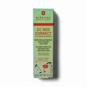 Erborian CC Red Correct - Colour Correcting Anti-Redness Cream With Soothing Effect SPF25 Travel Size 15Ml