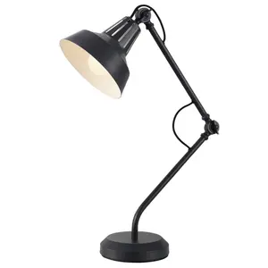 GoodHome Yarra Matt Black Table light