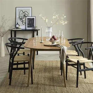 DUSK Heidi Solid Oak Oval 6-8 Seater Dining Table - Natural