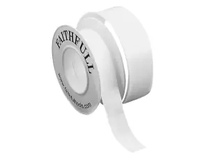 Faithfull 08001212ST10TB P.T.F.E Tape 12mm x 12m White (Pack 10) FAITAPEPTF10