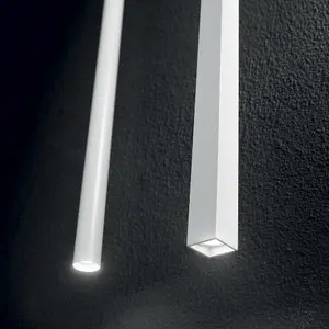 Luminosa Ultrathin LED 1 Light Ceiling Pendant White