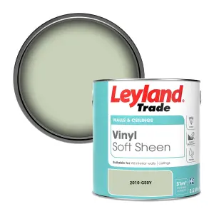 Leyland Trade Vinyl Soft Sheen Walls & Ceilings Emulsion Paint (2010-G50Y) - 2.5L