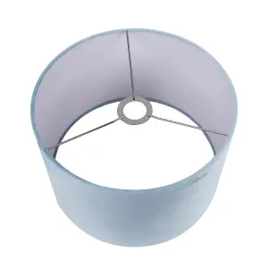 45cm Duck Egg Cylinder Table Lampshade Elegant Soft Blue Drum Floor Lamp Shade