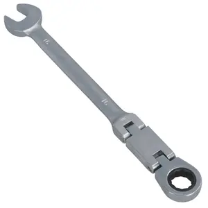 16mm Metric Double Jointed Flexi Ratchet Combination Spanner Wrench 72 Teeth