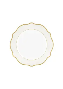 Rozi Jaswely Collection Porcelain Side Plates, Set of 6 - White