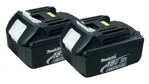 2 x Genuine Makita BL1830 18v 3.0ah Li-Ion LXT Lithium Ion Battery Star Batt