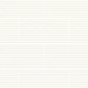 Hopi White Gloss Fluted 3D Décor Textured Ceramic Indoor Wall tile, Pack of 7, (L)598mm (W)298mm