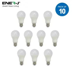 10pcs LED Bulb 10W GLS A60 LED Thermoplastic Lamp E27 3000K