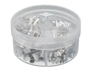 350-Piece Non-Insulated Wire Ferrule Set with Storage Box for Easy Access