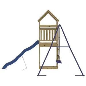 Berkfield Outdoor Playset Impregnated Wood Pine