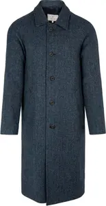 House Of Bruar Men's Raglan Sleeve British Tweed Coat