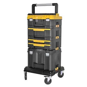 Dewalt 4 x Tstak Boxes DWST1-70705, DWST1-70706 + DWST1-70704 Trolley