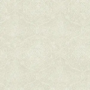 Wallquest Modern Damask Grey Wallpaper Floral Acrylic Coated Feature Wall